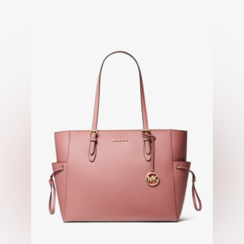 GILLY LARGE SAFFIANO LEATHER TOTE BAG